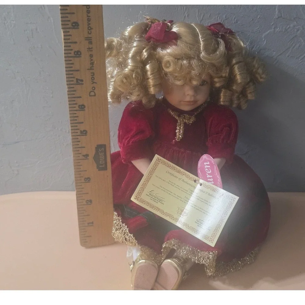 DAN DEE Collector's‎ Choice Porcelain Sitting Musical Doll Set of 3 Vintage